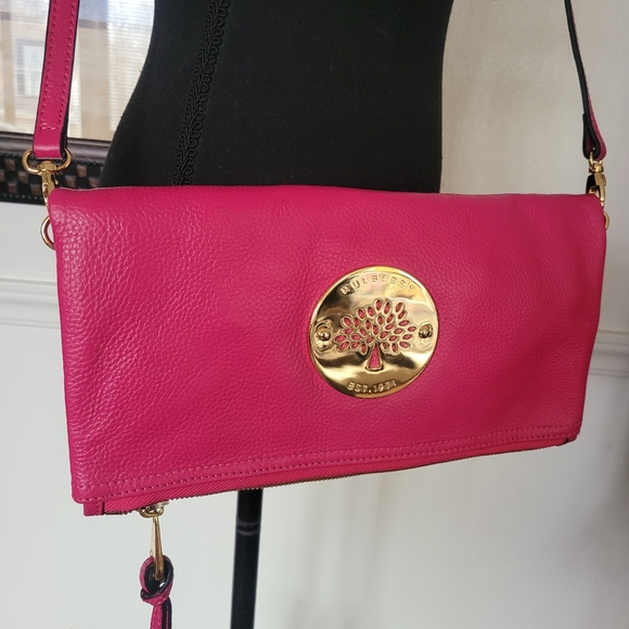 Mulberry Daria Clutch Shoulder Leather Bag - Picture 7 of 13